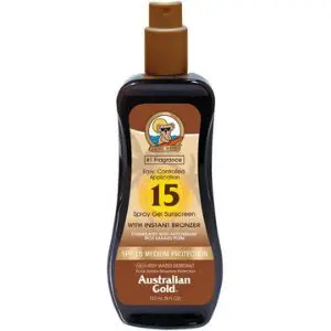 Australian Gold - Abbronzante SPF 15 spray gel + Bronzer