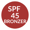 SPF 45 + BRONZER