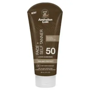Australian Gold - SPF50 Face + Self Tanner Lotion Sunscreen