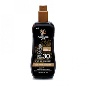Australian Gold – Abbronzante SPF 30 spray gel + bronzer 100ml Travel