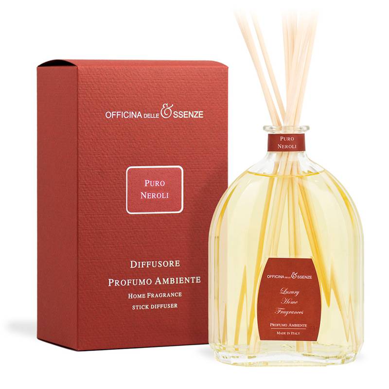 Officina delle Essenze Puro Neroli diffusore di profumo con bacchette
