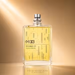 Escentric Molecules Molecule 03 Eau de Toilette 100 ml, packshot luxury per profumi di nicchia Charme Profumeria de Luxe