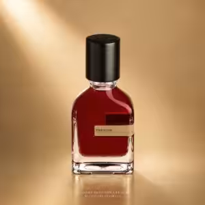 Orto Parisi Terroni profumo 50 ml con flacone su sfondo dorato