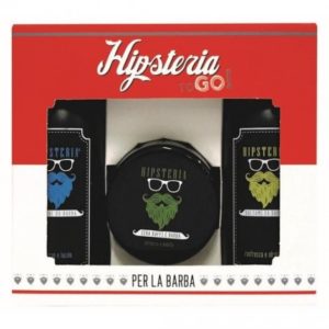 Kit Hipsteria to go un cofanetto che comprende : sapone + balsamo + cera. Bella idea regalo, ideale per avere sempre con te i tuoi prodotti preferiti.