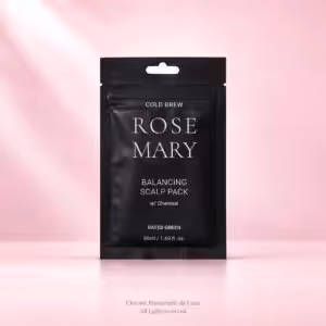 Rated Green – Cold Brew Rosemary Balancing Scalp Pack W/ Charcoal, trattamento capelli nella confezione originale