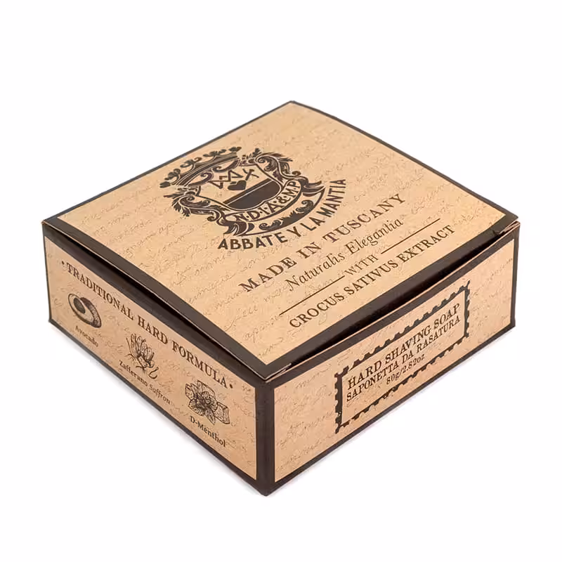 Abbate Y La Mantia, Saponetta Da Rasatura Hard Soap 80 gr - immagine 2