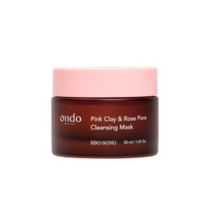 Maschera all'argilla rosa con calamina, acidi esfolianti e acqua di rose per una pelle morbida e completamente pulita.