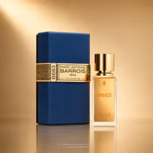 Marc-Antoine Barrois B683 Eau de Parfum 30 ml con confezione, profumo di nicchia su sfondo luxury dorato Charme Profumeria