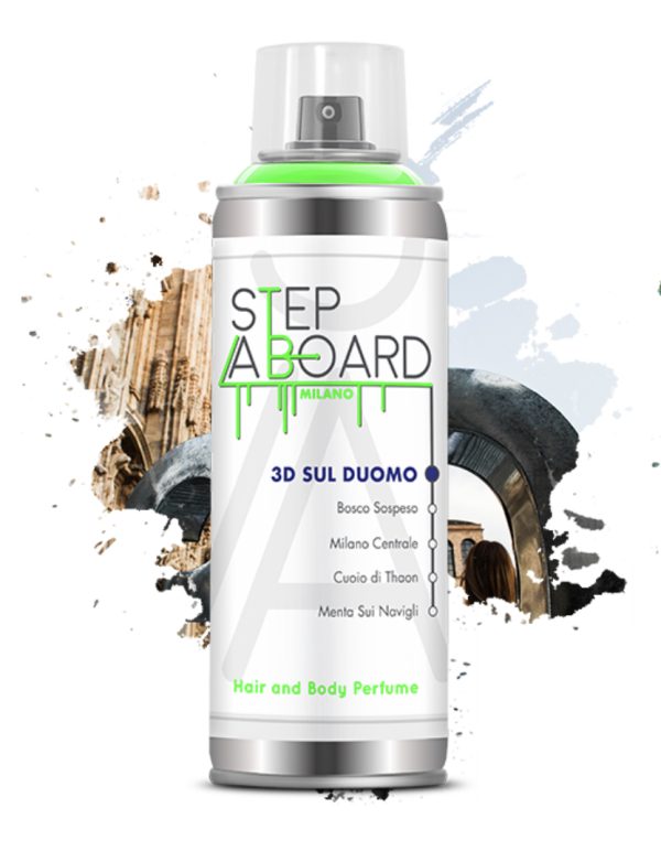 Step Aboard, 3D sul Duomo – Profumo Corpo e Capelli 150 Ml