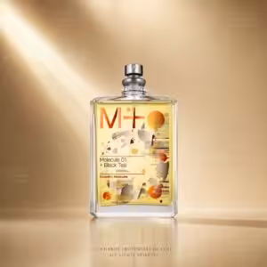 Escentric Molecules Molecule 01 + Black Tea Eau de Toilette 100 ml, profumo di nicchia in packshot elegante per Charme Profumeria