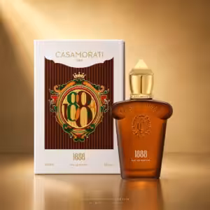 Xerjoff Casamorati 1888 Eau de Parfum 30 ml con confezione, profumo di nicchia su sfondo luxury dorato Charme Profumeria