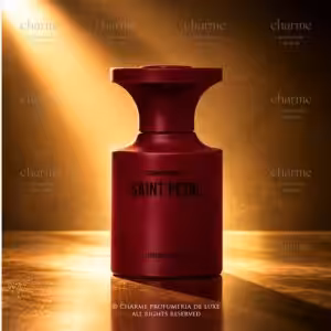 BornToStandOut Saint Petal Extrait Extreme, profumo di nicchia in flacone rosso, packshot luxury Charme Profumeria