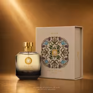 SASVA Light of the Earth Eau de Parfum 100 ml, flacone con confezione in packshot luxury Charme Profumeria de Luxe