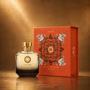 SASVA Rêverie de la Rose Eau de Parfum 100 ml, flacone con confezione in packshot luxury Charme Profumeria de Luxe