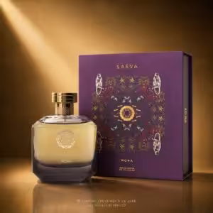 SASVA Moha Eau de Parfum 100 ml, flacone e confezione del profumo di nicchia