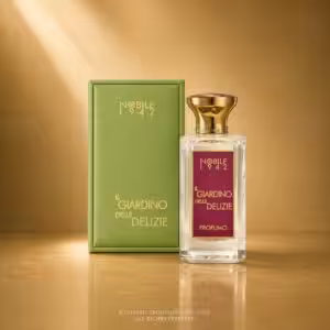 Nobile 1942 Il Giardino delle Delizie Profumo 75 ml packshot luxury con flacone e cofanetto, fragranza di nicchia su Charme Profumeria de Luxe