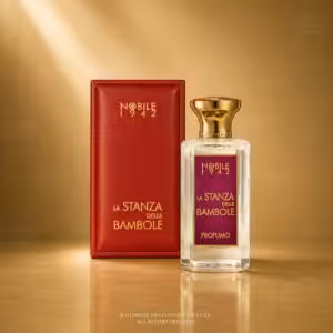 Nobile 1942 La Stanza delle Bambole Profumo 75 ml packshot luxury con flacone e cofanetto, profumo artistico su Charme Profumeria de Luxe