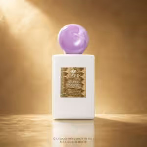 CAVE Secret Tuberose Extrait de Parfum, profumo di nicchia con flacone bianco e tappo lilla - Charme Profumeria