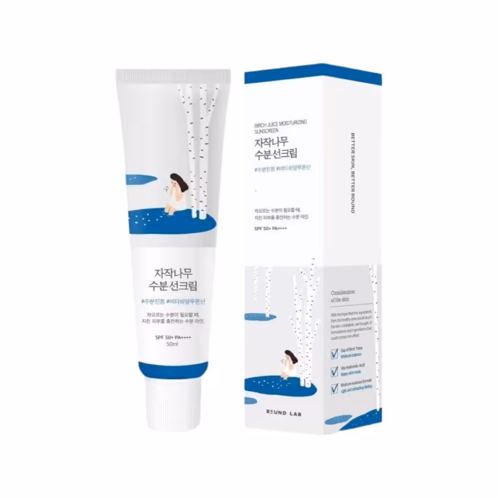 Round Lab, Birch Moisturizing Sunscreen SPF 50+ PA++++ 50 ml
