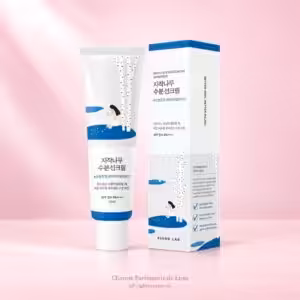 Round Lab Birch Moisturizing Sunscreen SPF 50+ PA++++, protezione solare nella confezione originale