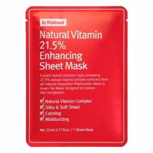 By Wishtrend Natural Vitamin 215 Enhancing Sheet Mask