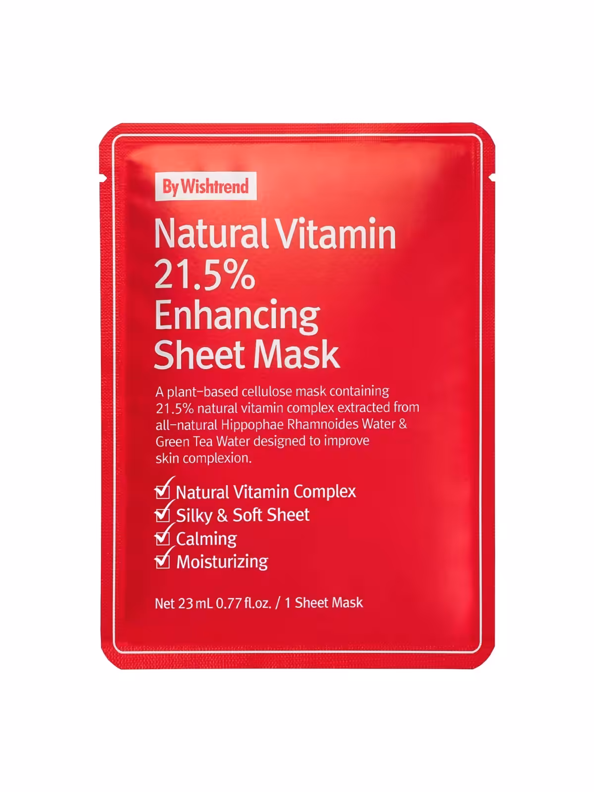 By Wishtrend Natural Vitamin 215 Enhancing Sheet Mask