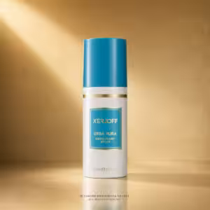 Xerjoff Erba Pura Deodorante Spray 100 ml, confezione bianca e turchese su sfondo luxury Charme Profumeria de Luxe