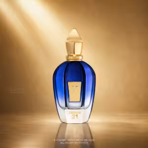 Xerjoff Torino21 Eau de Parfum 100 ml, profumo di nicchia con flacone blu intenso e dettagli dorati