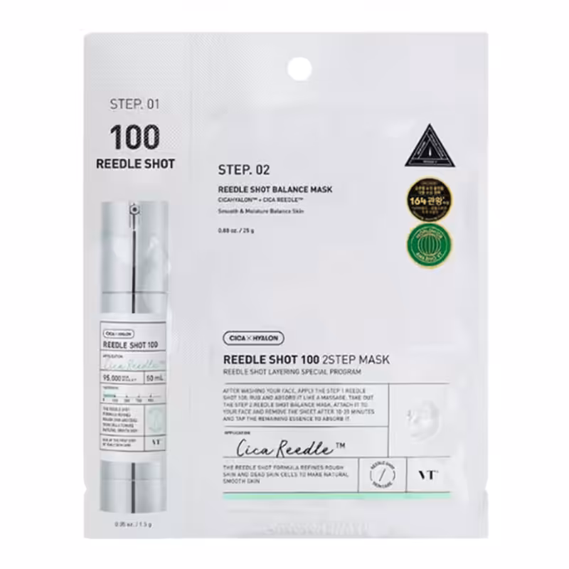 VT COSMETICS Reedle Shot 100 2 Step Mask 1 pcs