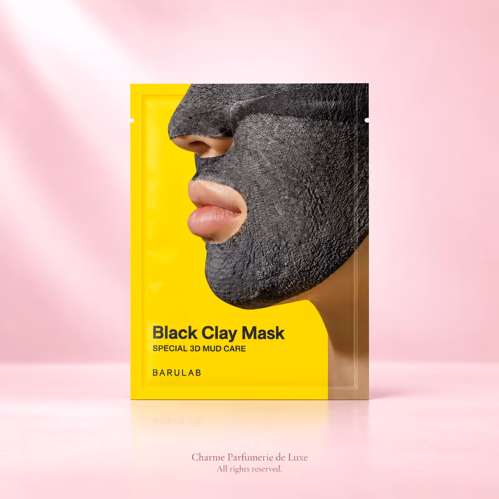 Barulab 7-In-1 Total Solution Black Clay Mask 18g, prodotto di cosmesi coreana nella confezione originale