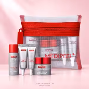 MEDI-PEEL Peptide 9 Volume Bio Tox Trial Kit (toner 20ml+serum10ml+eye cream 4ml+cream 10ml), tonico viso nella confezione originale