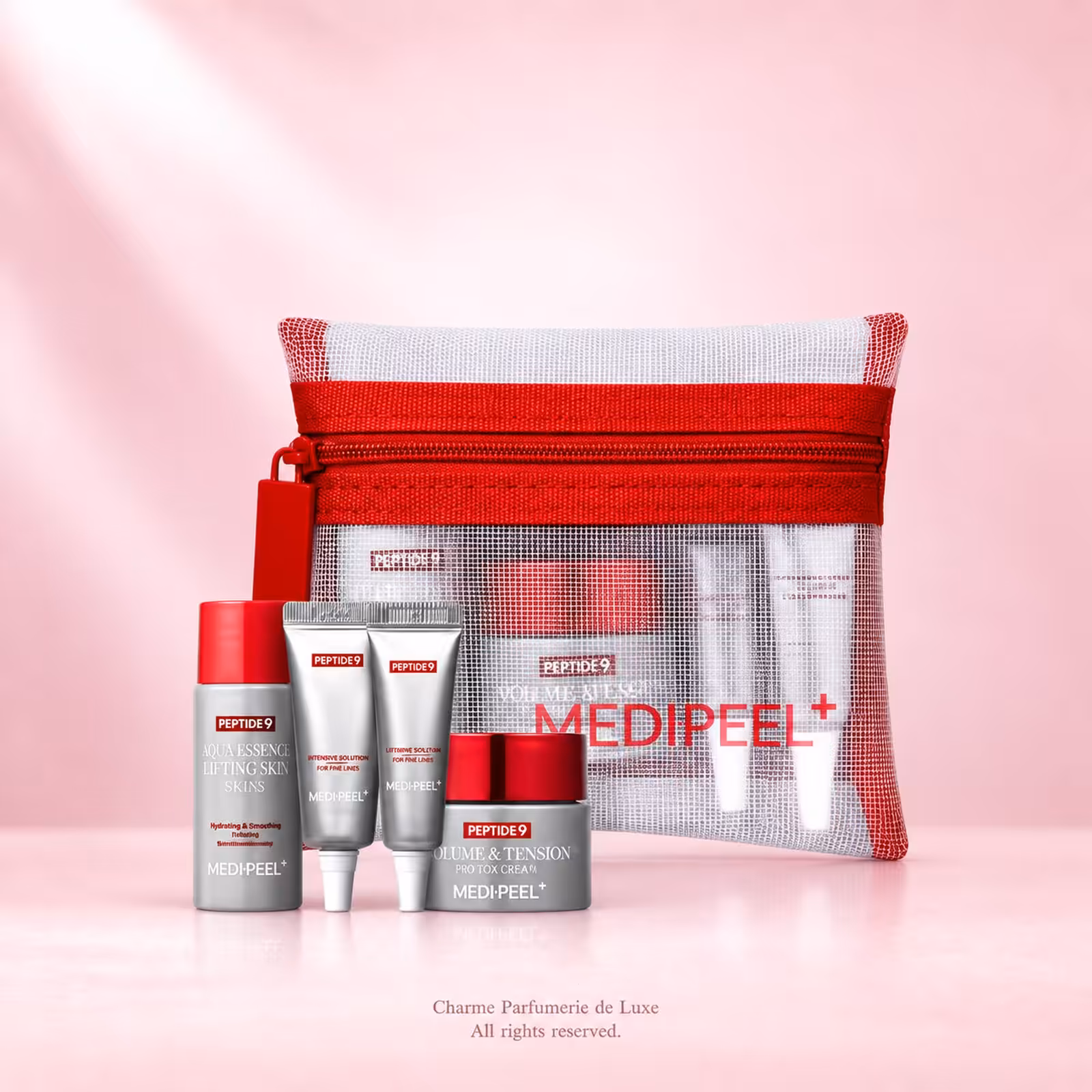 MEDI-PEEL Red Lacto Collagen Skin Care Trial Kit (30ml+15ml*3), accessorio K-beauty nella confezione originale
