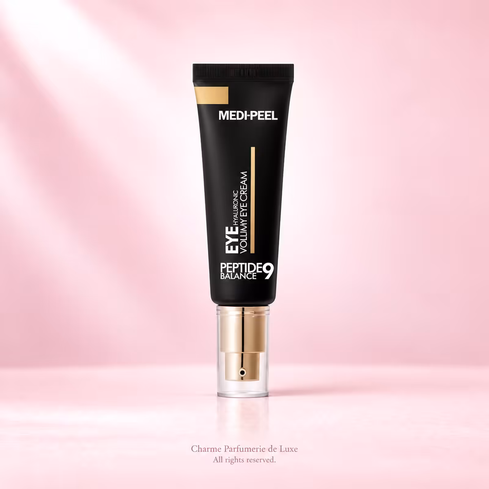 MEDIPEEL Peptide 9 Hyaluronic Volumy Eye Cream 40ml, trattamento contorno occhi nella confezione originale