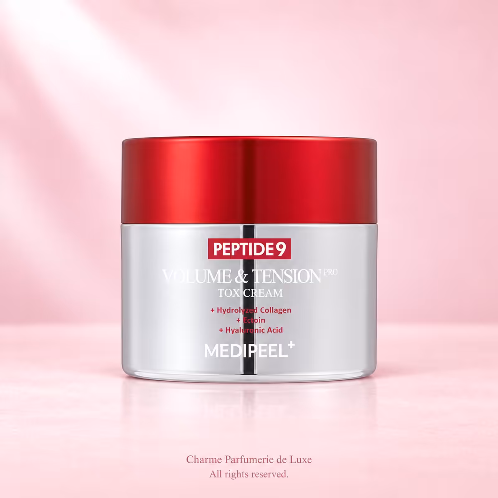 MEDIPEEL Peptide 9 Volume and Tension Tox Cream PRO 50ml, crema viso nella confezione originale