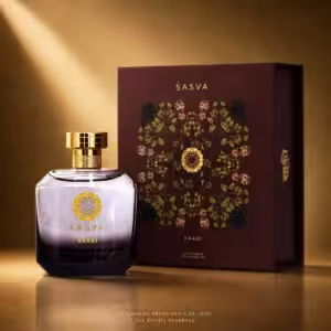 SASVA Saaqi Eau de Parfum 100 ml, flacone e confezione del profumo di nicchia