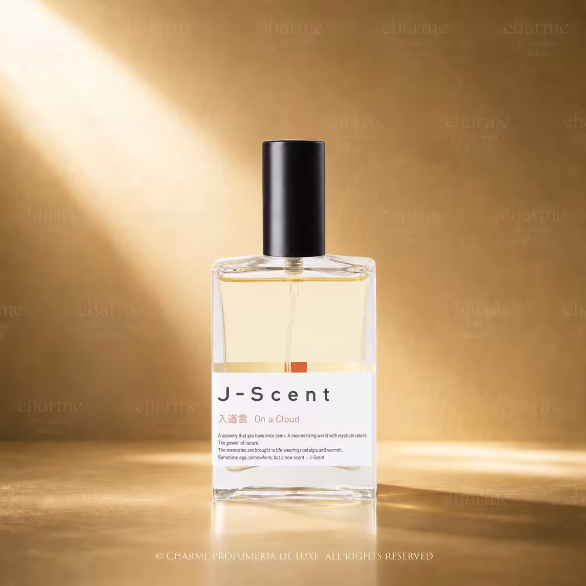 J-Scent On a Cloud Eau de Parfum 50 ml, fragranza di nicchia giapponese in packshot luxury