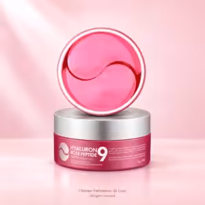 MEDI-PEEL Hyaluron Rose Peptide 9 Ampoule Eye Patch 60 pcs, trattamento viso nella confezione originale