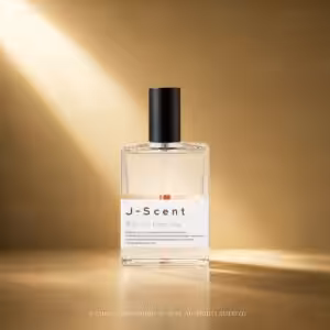 J-Scent Paper Soap Eau de Parfum 50 ml, profumo giapponese di nicchia con flacone trasparente