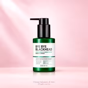 Some By Mi Bye Bye Blackhead 30 Days Miracle Green Tea Tox Bubble Cleanser, detergente viso nella confezione originale