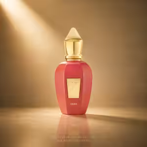 Xerjoff Coro 100 ml, profumo di nicchia con flacone rosa corallo e dettagli dorati