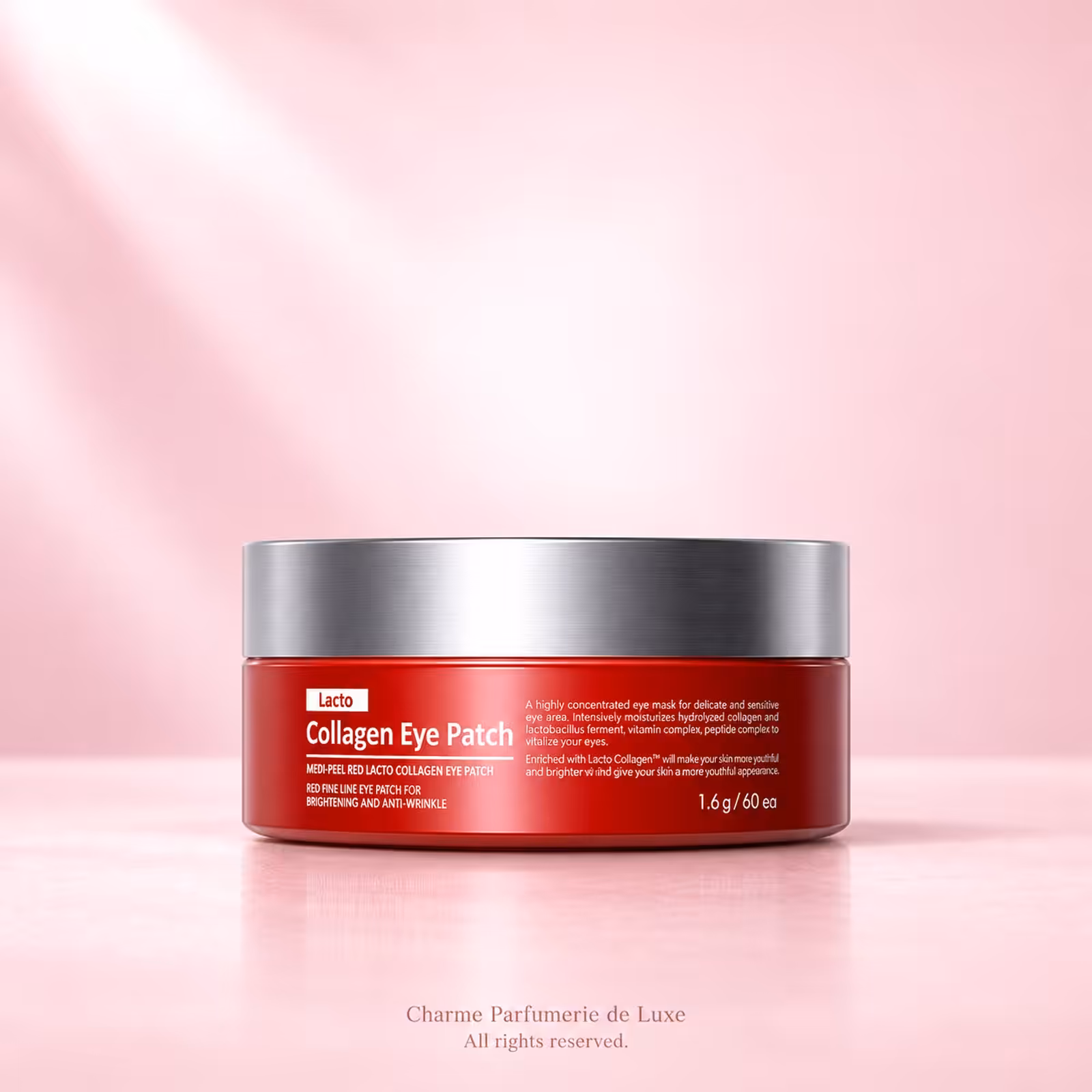 MEDI-PEEL Red Lacto Collagen Eye Patch 60 pcs, trattamento contorno occhi nella confezione originale