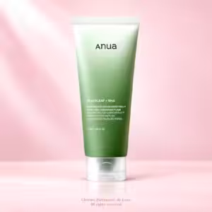 ANUA Heartleaf Quercetinol Pore Deep Cleansing Foam 150ml, detergente viso nella confezione originale