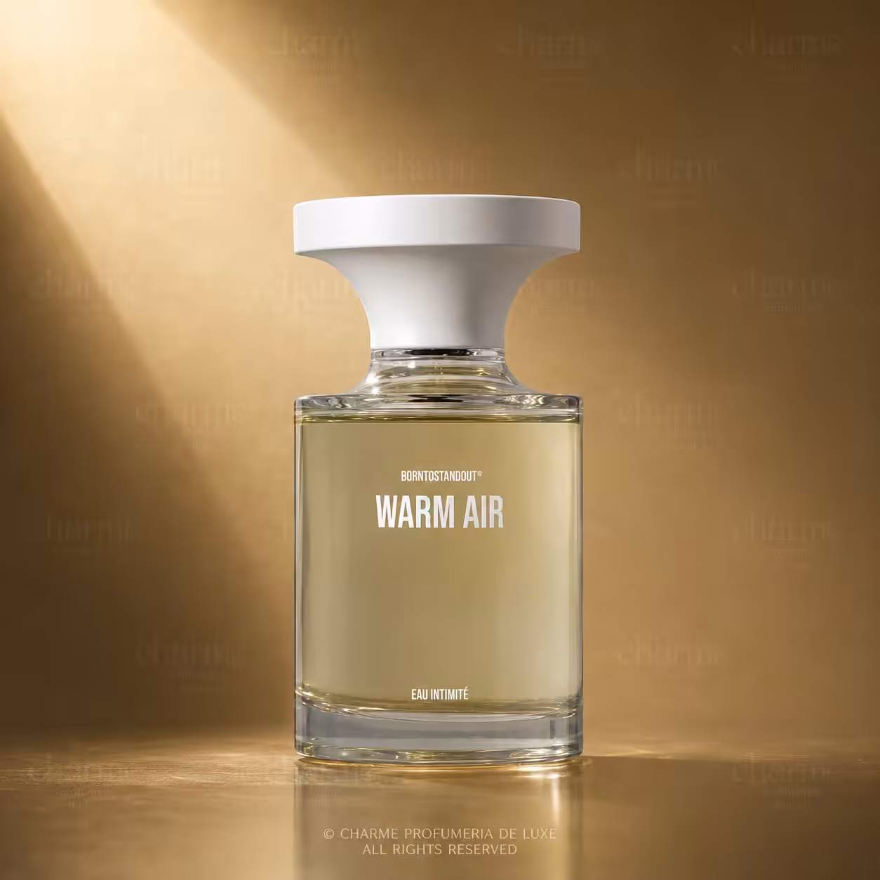 BornToStandOut Warm Air Eau Intimité 100ml, profumo di nicchia in flacone trasparente - Charme Profumeria