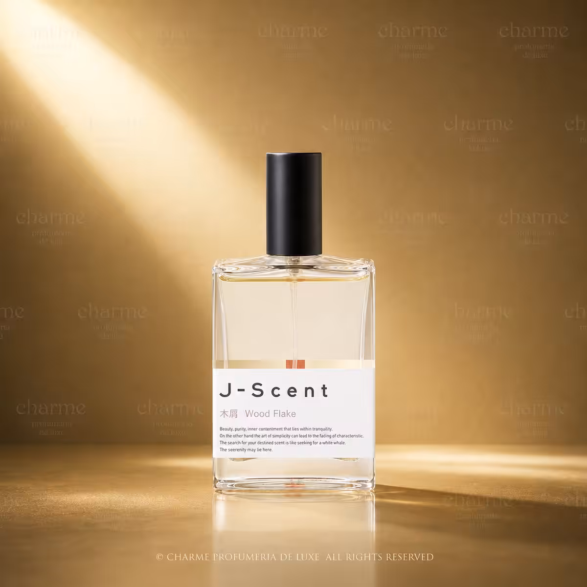 J-Scent Wood Flake Eau de Parfum 50 ml, profumo di nicchia giapponese in flacone luxury