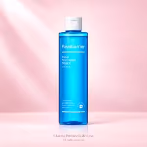 Real Barrier Aqua Soothing Toner, tonico viso nella confezione originale