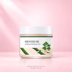 Round Lab Mugwort Calming Cream – Nourishing Face Cream 80ml, crema viso nella confezione originale