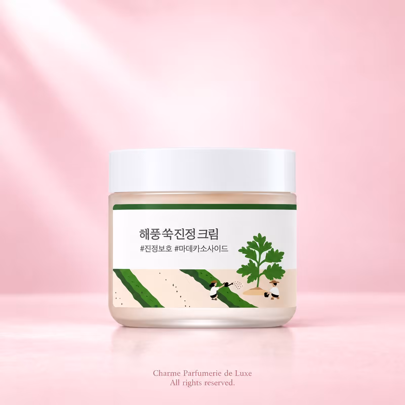 Round Lab Mugwort Calming Cream – Nourishing Face Cream 80ml, crema viso nella confezione originale