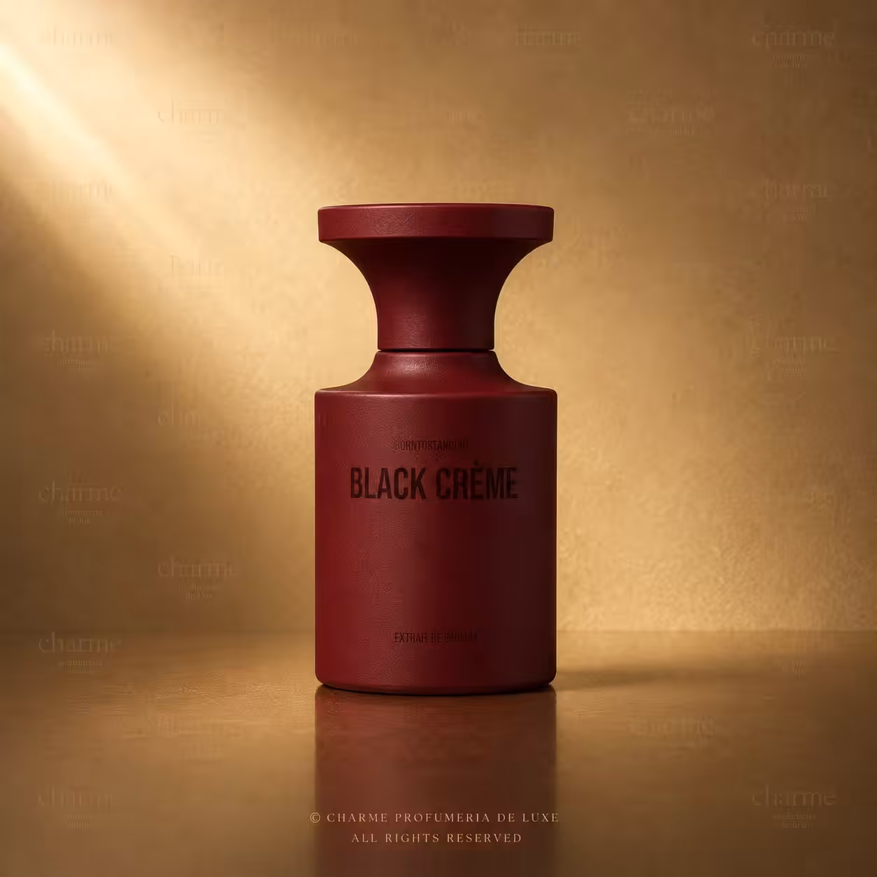 BornToStandOut Black Crème 50ml Extrait de Parfum, profumo di nicchia in flacone rosso - Charme Profumeria