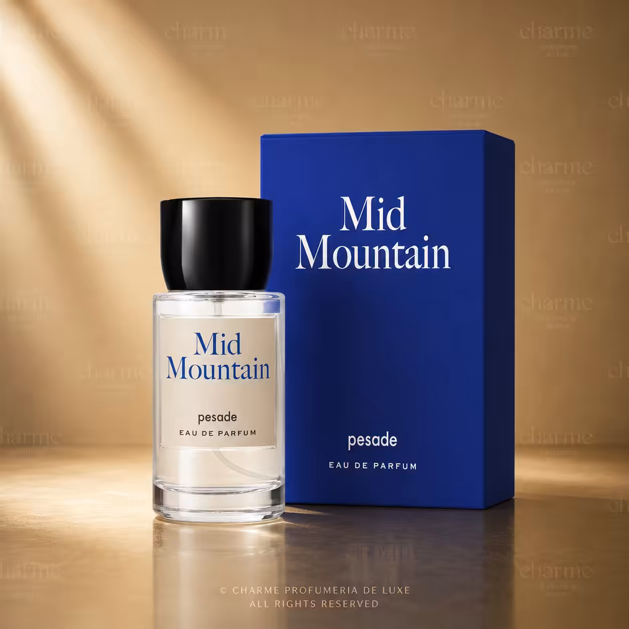 Pesade Mid Mountain 30ml Eau de Parfum con confezione blu, packshot profumo di nicchia su Charme Profumeria de Luxe