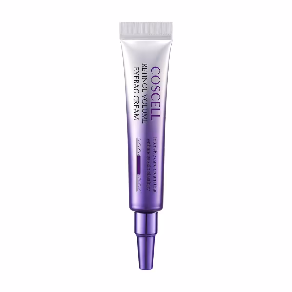 Tubo Coscell Retinol Volume Eye Bag Cream, crema contorno occhi k-beauty con retinolo per sguardo più disteso e uniforme nell’aspetto